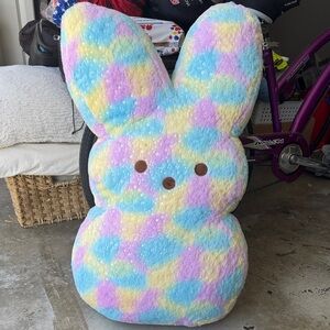 Jumbo Colorful Plush Peeps Pillow